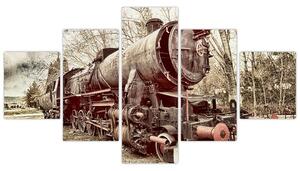 Obraz lokomotívy (Obraz 125x70cm)