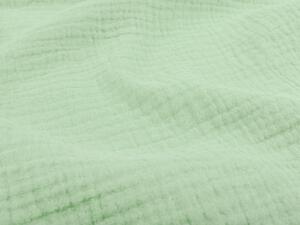 Biante Mušelínová obliečka na vankúš MSN-002 Pastelovo zelená 30 x 50 cm