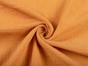 Biante Detské mušelínové posteľné obliečky do postieľky Nature MSN-001 Horčicovo oranžové Do postieľky 90x140 a 50x70 cm