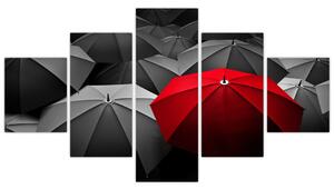 Obraz dáždnikov (Obraz 125x70cm)