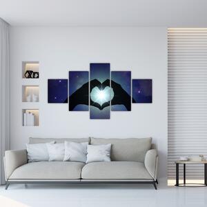 Obraz - srdce s energiou (Obraz 125x70cm)