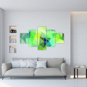 Abstraktný obraz - triangle (Obraz 125x70cm)