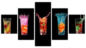 Obraz do kuchyne - letné drinky (Obraz 125x70cm)