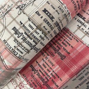 Ervi bavlna š.240 cm - Sherlock/červená -70051-2, metráž