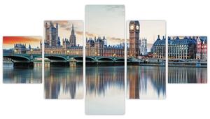 Obraz Londýna, Big ben (Obraz 125x70cm)