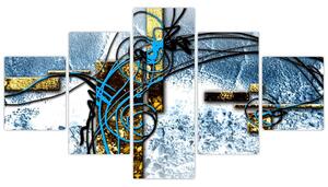 Moderný obraz - abstrakcie (Obraz 125x70cm)