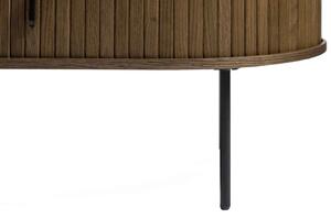 Dizajnový konferenčný stolík Vasiliy 120 cm dymový dub