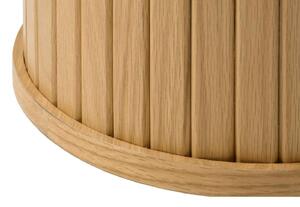 Dizajnový konferenčný stolík Vasiliy 90 cm prírodný dub