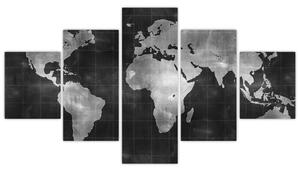 Obraz mapa sveta (Obraz 125x70cm)