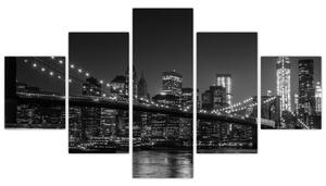 Obraz - nočné most (Obraz 125x70cm)