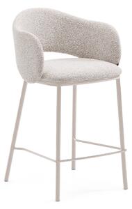 Barová stolička slonovinová (výška sedadla 65 cm) Maina – Kave Home