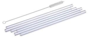 Simax Sklenená slamka 20 cm (6+1)