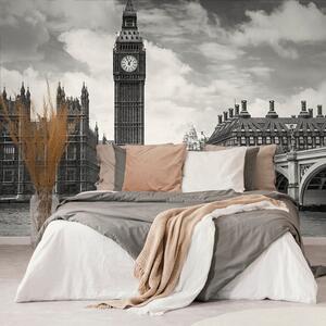 Fototapeta Big Ben v Londýne v čiernobielom