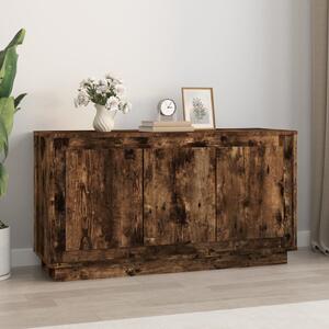 Komoda dymový dub 102x35x55 cm spracované drevo