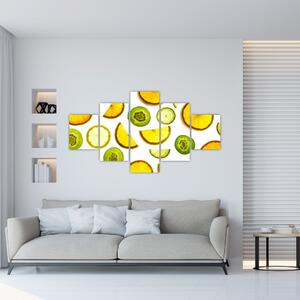 Obraz - pomaranče a kiwi (Obraz 125x70cm)