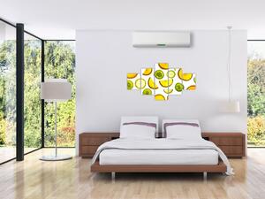 Obraz - pomaranče a kiwi (Obraz 125x70cm)