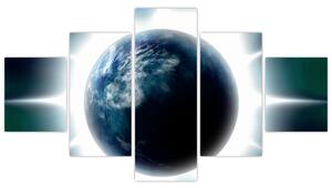 Moderný obraz zemegule (Obraz 125x70cm)