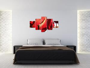 Obraz červených listov (Obraz 125x70cm)