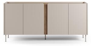 Komoda v dekore duba v krémovo-prírodnej farbe 180x82x40 cm Lucile – Marckeric