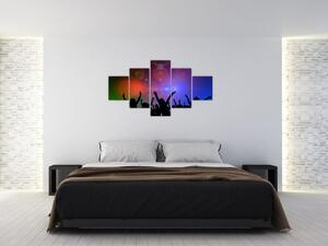 Farebný obraz - oslava (Obraz 125x70cm)