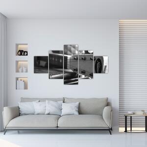 Moderné obrazy - hudba (Obraz 125x70cm)