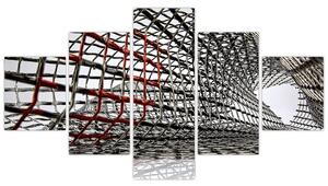 Obraz kovové mreže (Obraz 125x70cm)