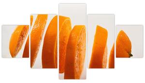 Moderný obraz - dieliky pomaranča (Obraz 125x70cm)