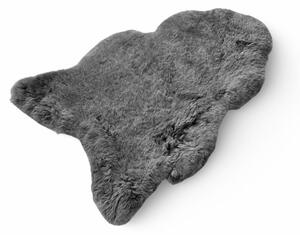 Islandská jehněčí kůže, šedá, barvená, střižený chlup, velikost III