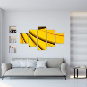 Žltá abstrakcie (Obraz 125x70cm)
