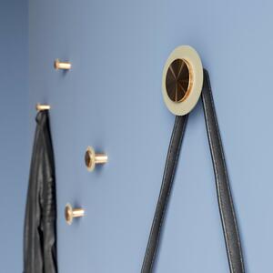 Designový kovový háček na oblečení Split Čierna M Nerezová oceľ