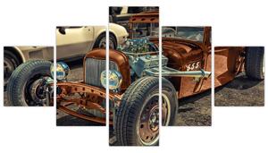Obraz historického auta (Obraz 125x70cm)