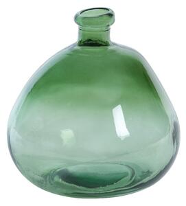 Sklenená váza SELORES Dark-Light Green