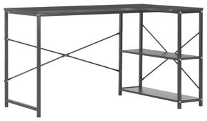 Počítačový stôl čierny 120x72x70 cm