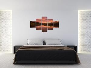 Obraz s jazerom na stenu (Obraz 125x70cm)