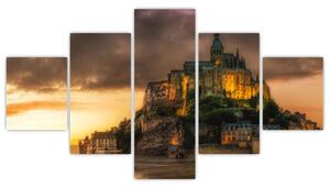 Obraz Mont Saint-Michel (Obraz 125x70cm)
