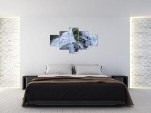 Obraz s vodopádmi na stenu (Obraz 125x70cm)