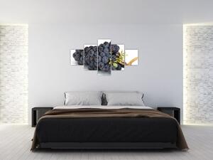 Obraz s hroznovým vínom (Obraz 125x70cm)