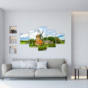 Obraz veterného mlyna (Obraz 125x70cm)