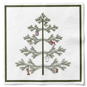 Vianočné papierové servítky Classic Christmas - 20 ks