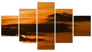 Západ slnka - moderné obrazy (Obraz 125x70cm)
