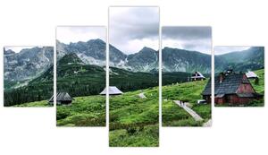 Údolie hôr - obraz (Obraz 125x70cm)