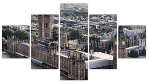 Britský parlament, obraz (Obraz 125x70cm)