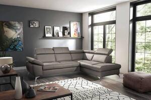 SEDACIA SÚPRAVA, koža, bahenná hnedá Celina Home - Sedačky