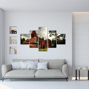 Tehlový dom - obraz (Obraz 125x70cm)