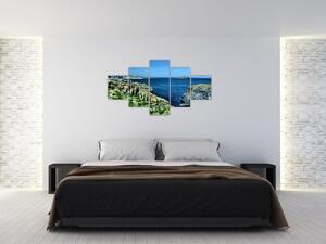 Obraz prímorského útesu (Obraz 125x70cm)