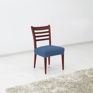 Forbyt Napínací poťah na sedák stoličky Denia modrá, 45 x 45 cm, sada 2 ks