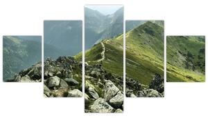 Hrebeň hôr - moderné obrazy (Obraz 125x70cm)