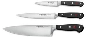 Wüsthof Wüsthof - Sada kuchynských nožov CLASSIC 3 ks čierna GG300 + záruka 3 roky zadarmo