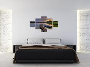 Obraz jazera (Obraz 125x70cm)