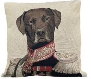 Gobelínový poťah na vankúš Anglický buldog Churchill 45x45 cm